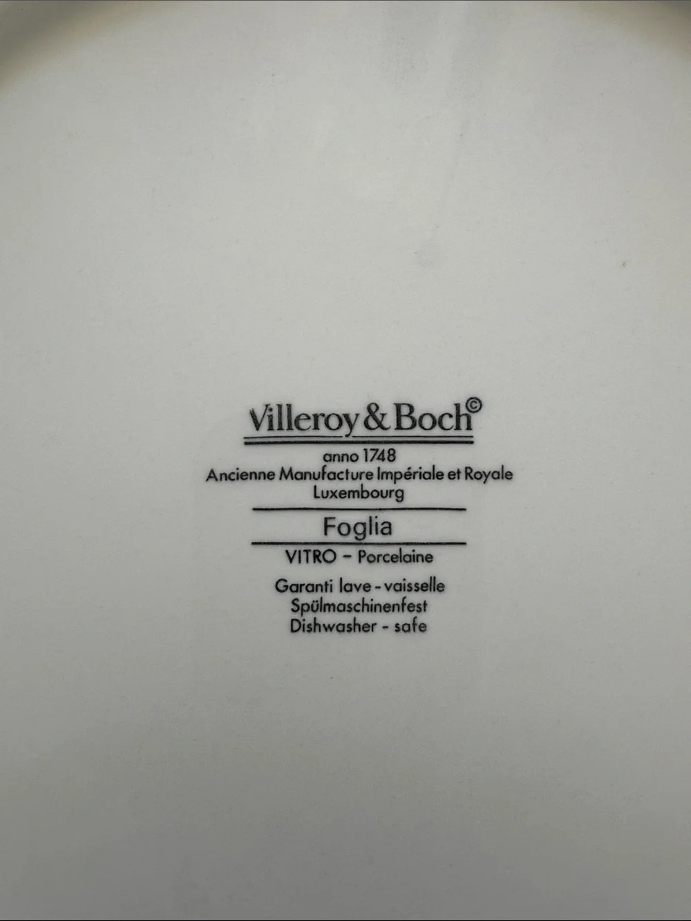 Villeroy & Boch Foglia dinner plates